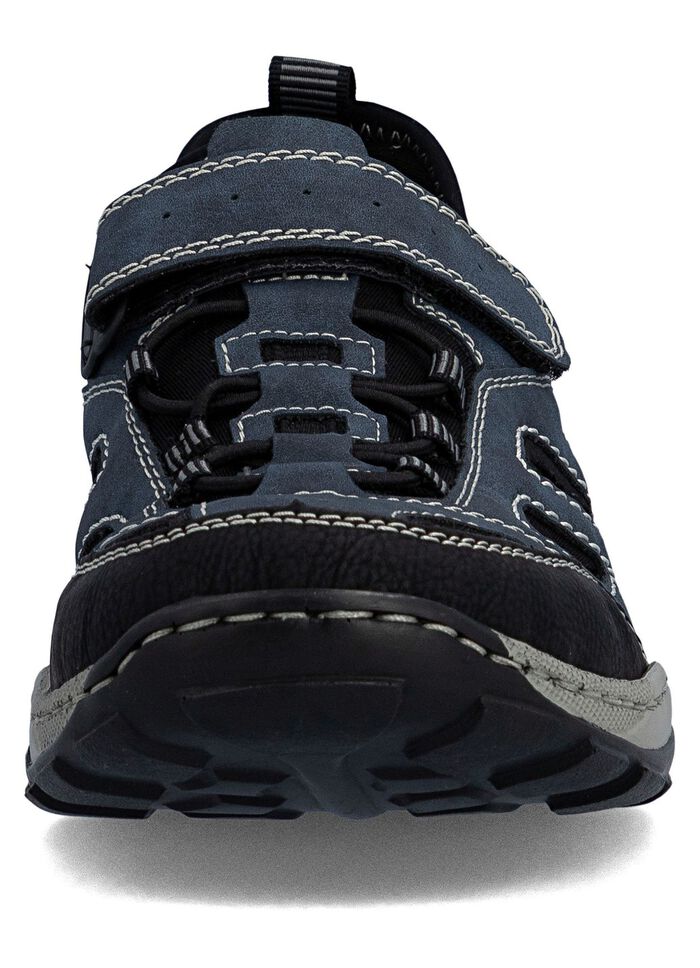 Rieker, sportieve herenpantoffels, met klittenbandsluiting 